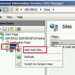 آموزش ایجاد وبسایت در وب سرور IIS